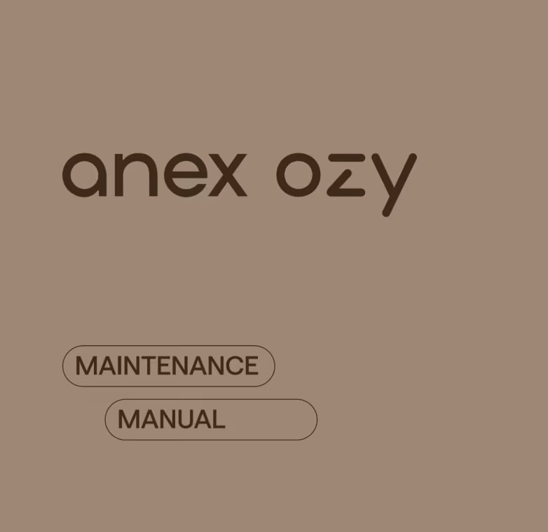 Maintenance manual Anex Ozy