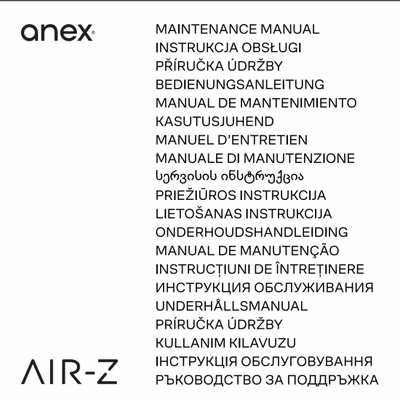 Maintenance manual Anex® Air-Z