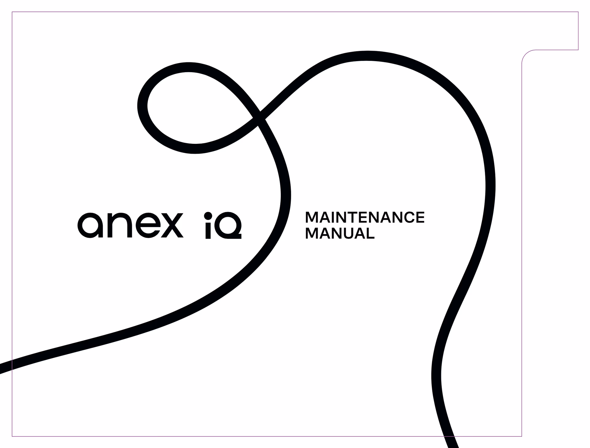 Maintenance manual Anex® IQ