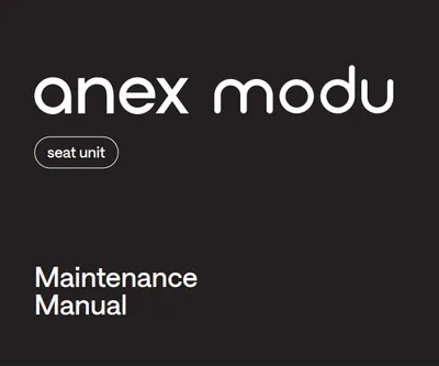 Maintenance manual Anex Modu Seat Unit
