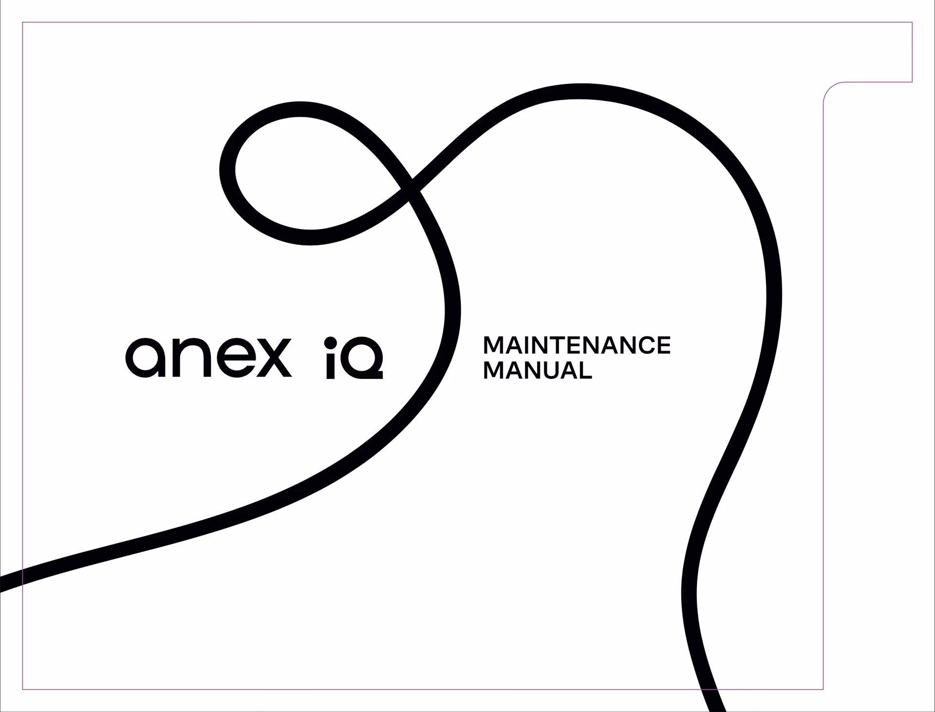 Maintenance manual Anex® IQ NT
