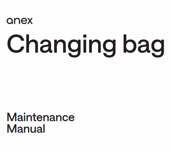 Maintenance Manual Changing Bag