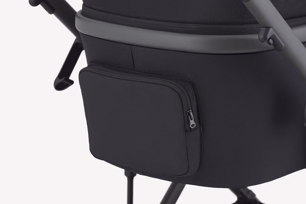 Side pocket for essentials
