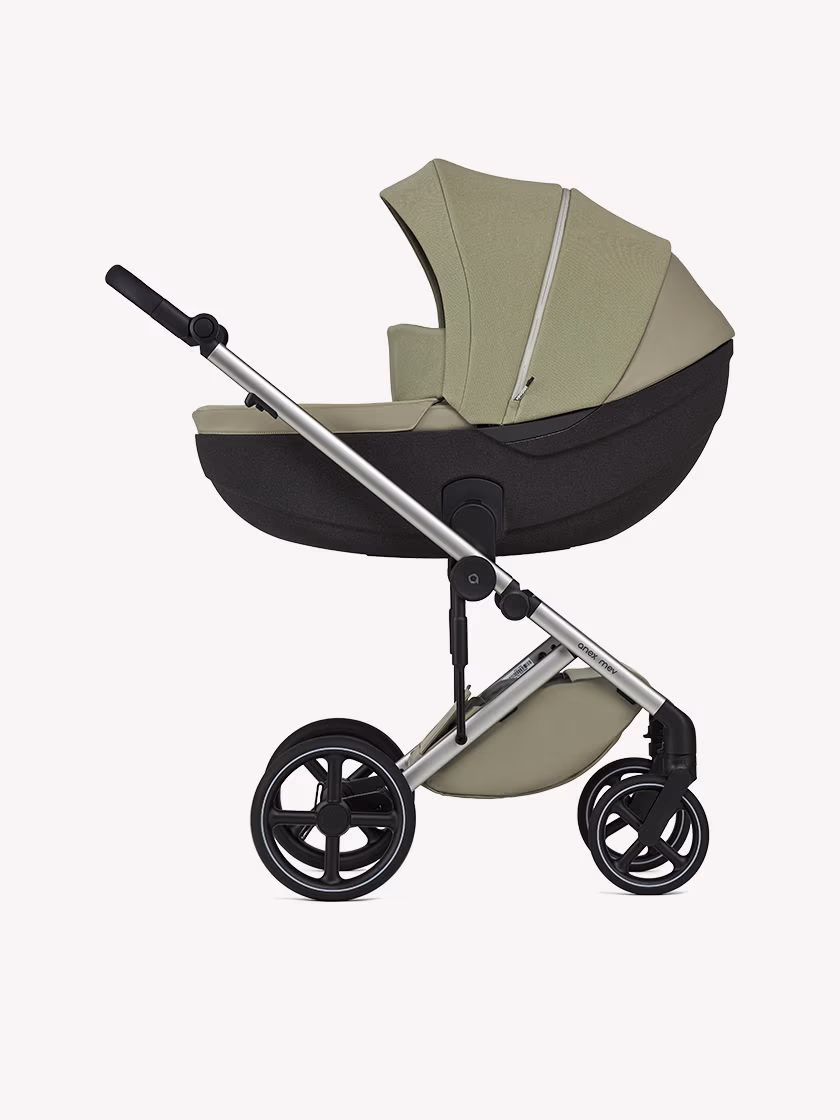 Green carriage stroller
