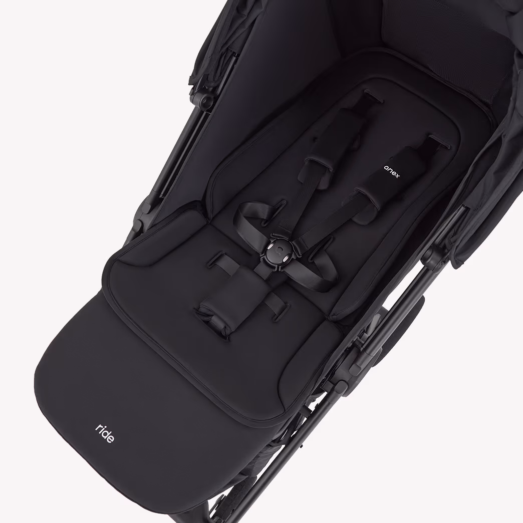 Large, comfortable seat and backrest